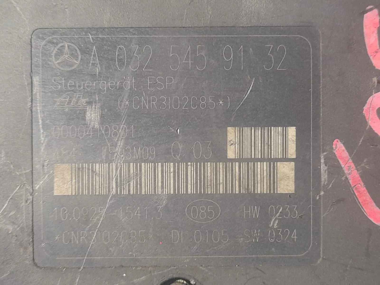 блок abs MERCEDES-BENZ C-Class W203.042 -