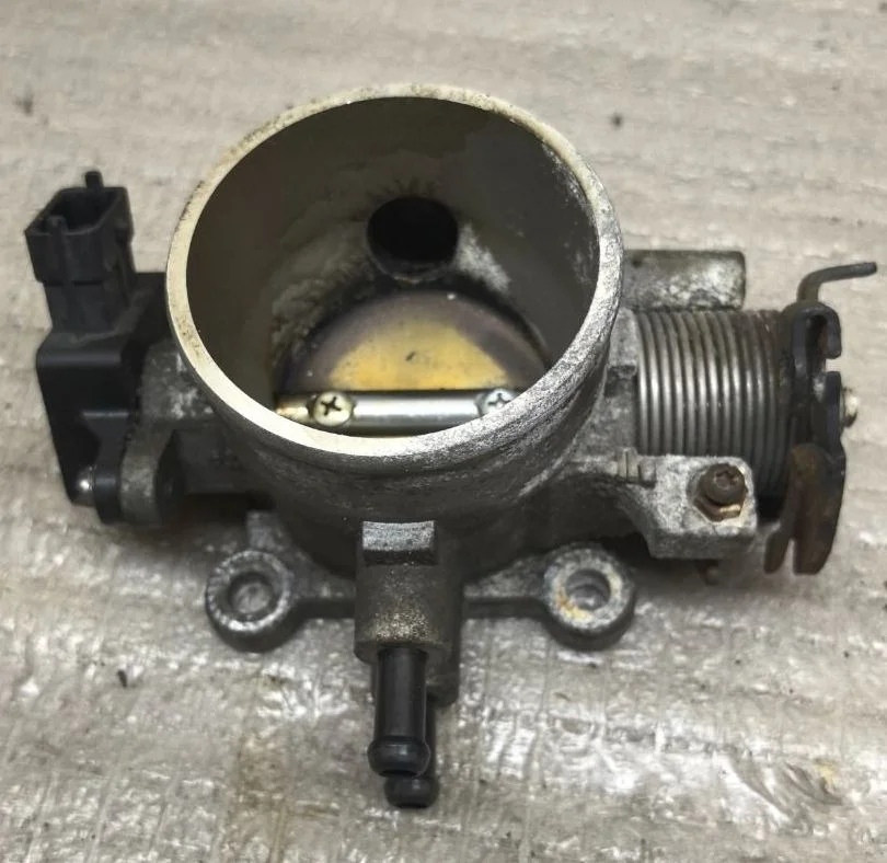 Заслонка дроссельная Kia Sportage II рестайлинг (2008—2010) 2009 1K - BLACK PEARL