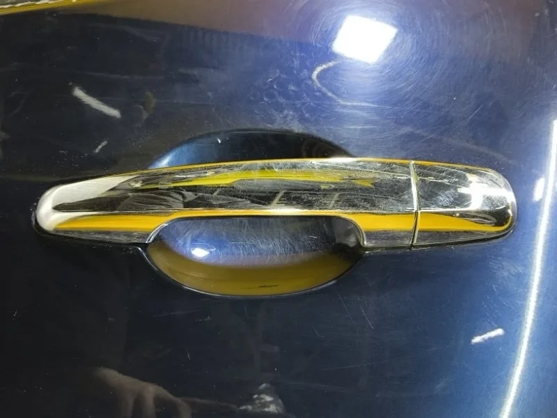 Ручка двери наружная задняя левая Mitsubishi L200 (2006-2015) 2009 5716A032 ПИКАП 2.5 D 4D56