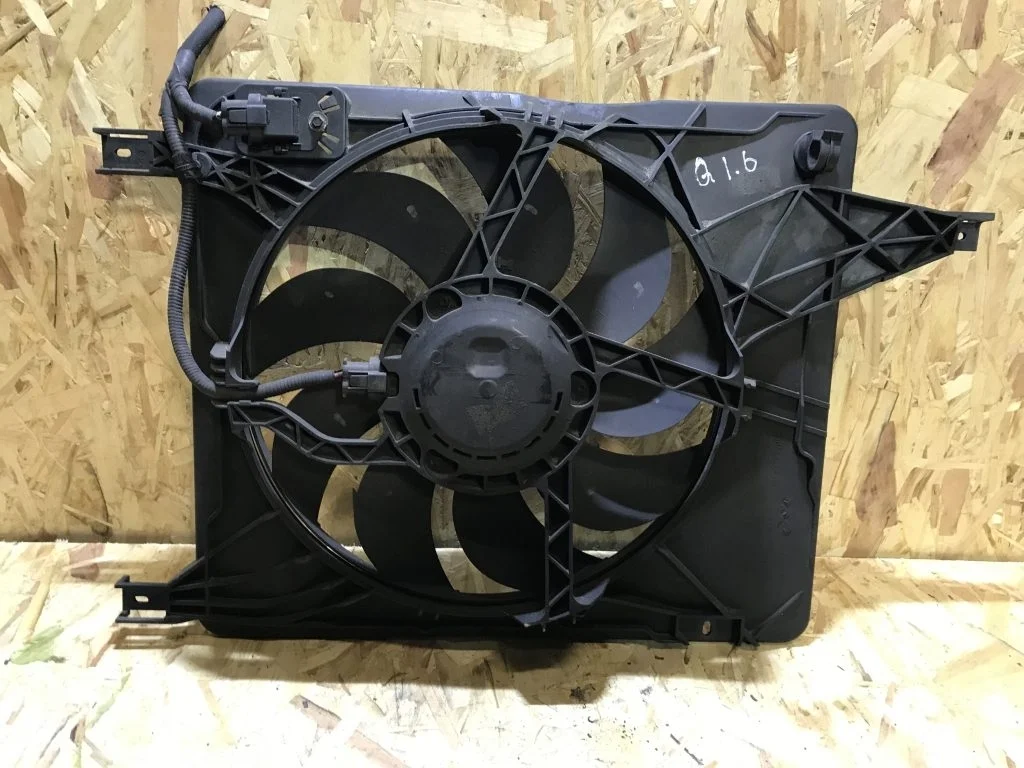 Вентилятор в сборе с диффузором Nissan Qashqai J10