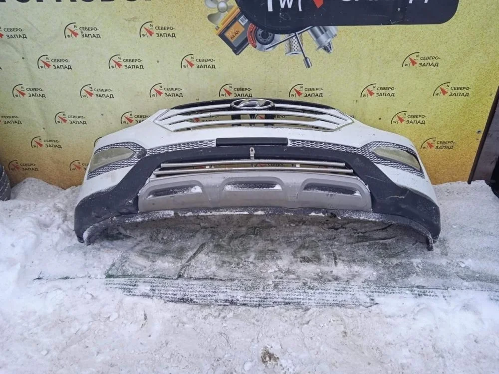 Бампер Hyundai Santa Fe 2013 865112W010 DM G4KEDU, передний