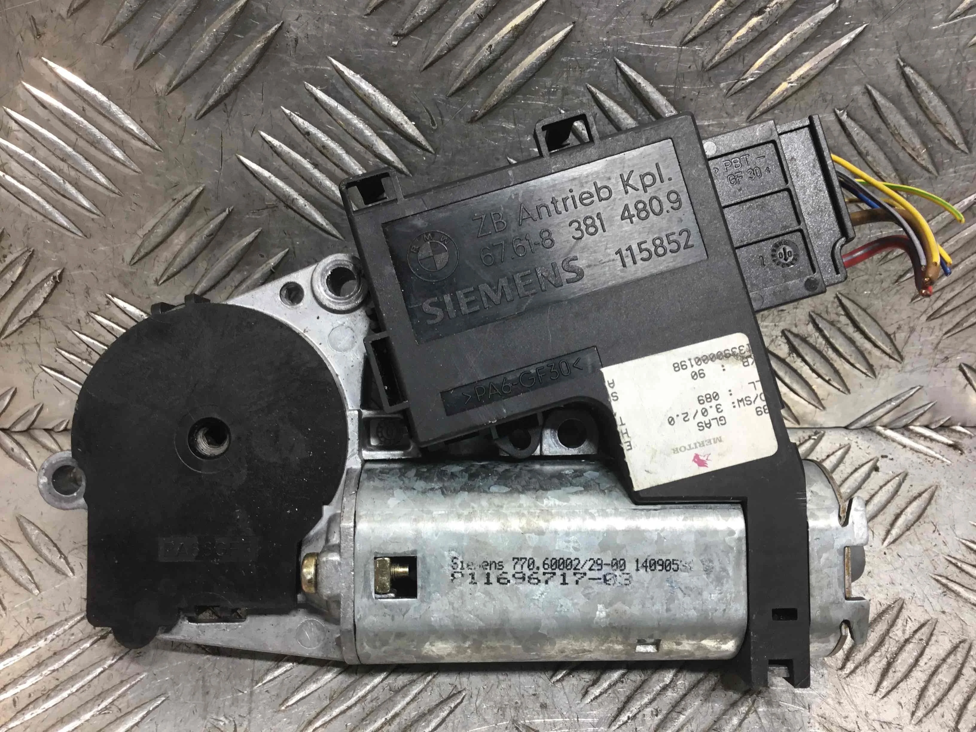 Двигатель электролюка BMW 5-Series E39 (1995-2000) дизель 3.0 TD Автомат Универсал