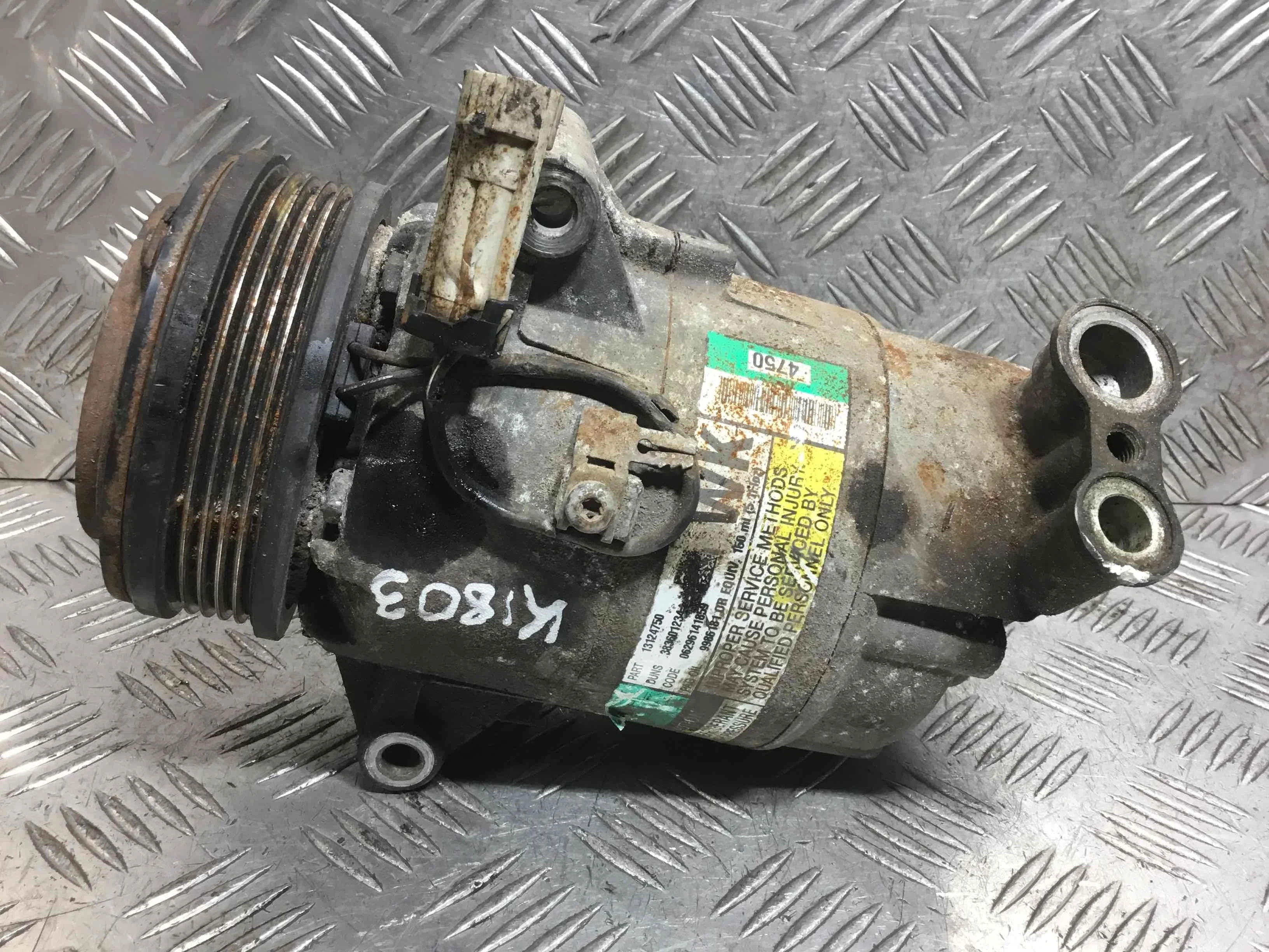 Компрессор кондиционера Opel Astra H 2004-2007 бензин 1.6 i Механика Х/б