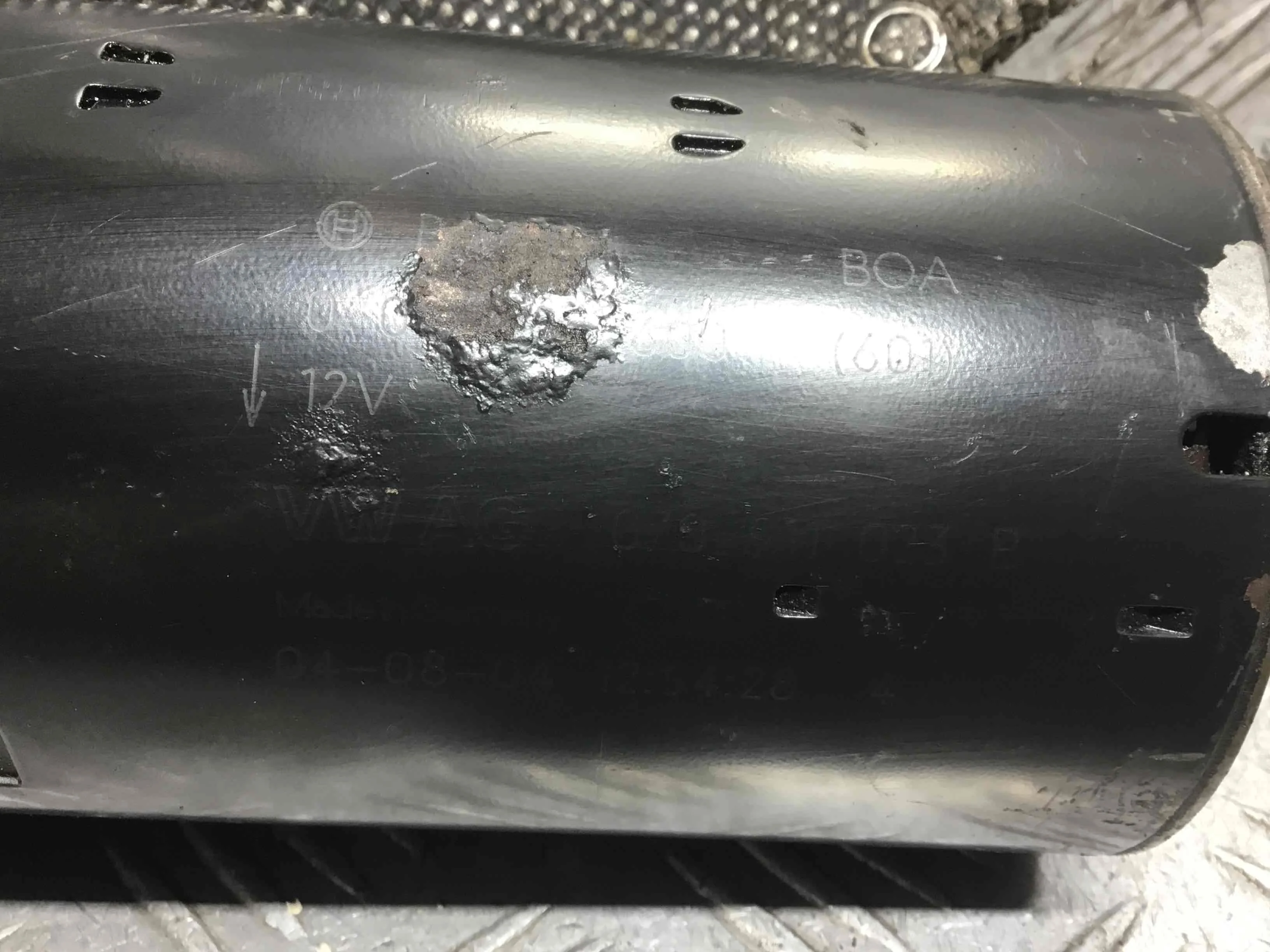 Стартер Volkswagen Touareg 1 поколение 2002-2007 дизель 2.5 TDI Автомат Кроссовер