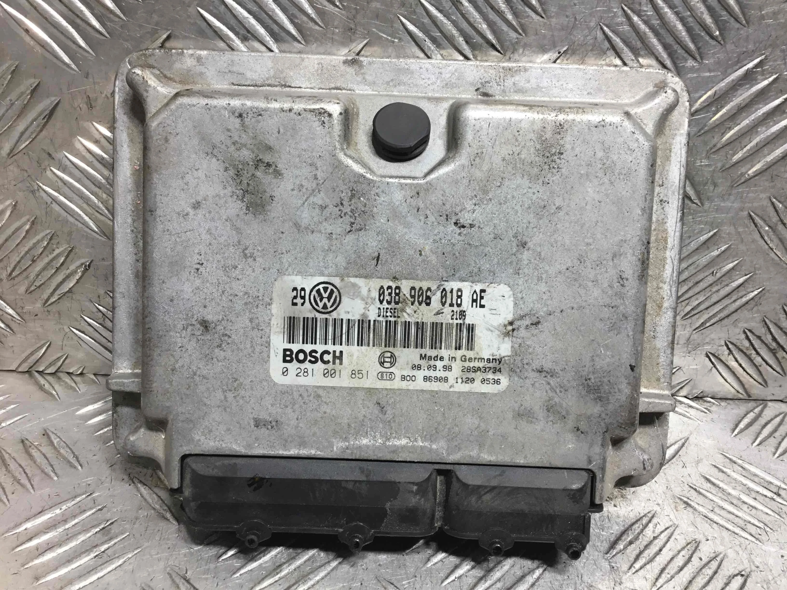 Блок управления двигателем Volkswagen Bora Bora (1J) 1998 - 2005 дизель 1.9 td Механика Седан