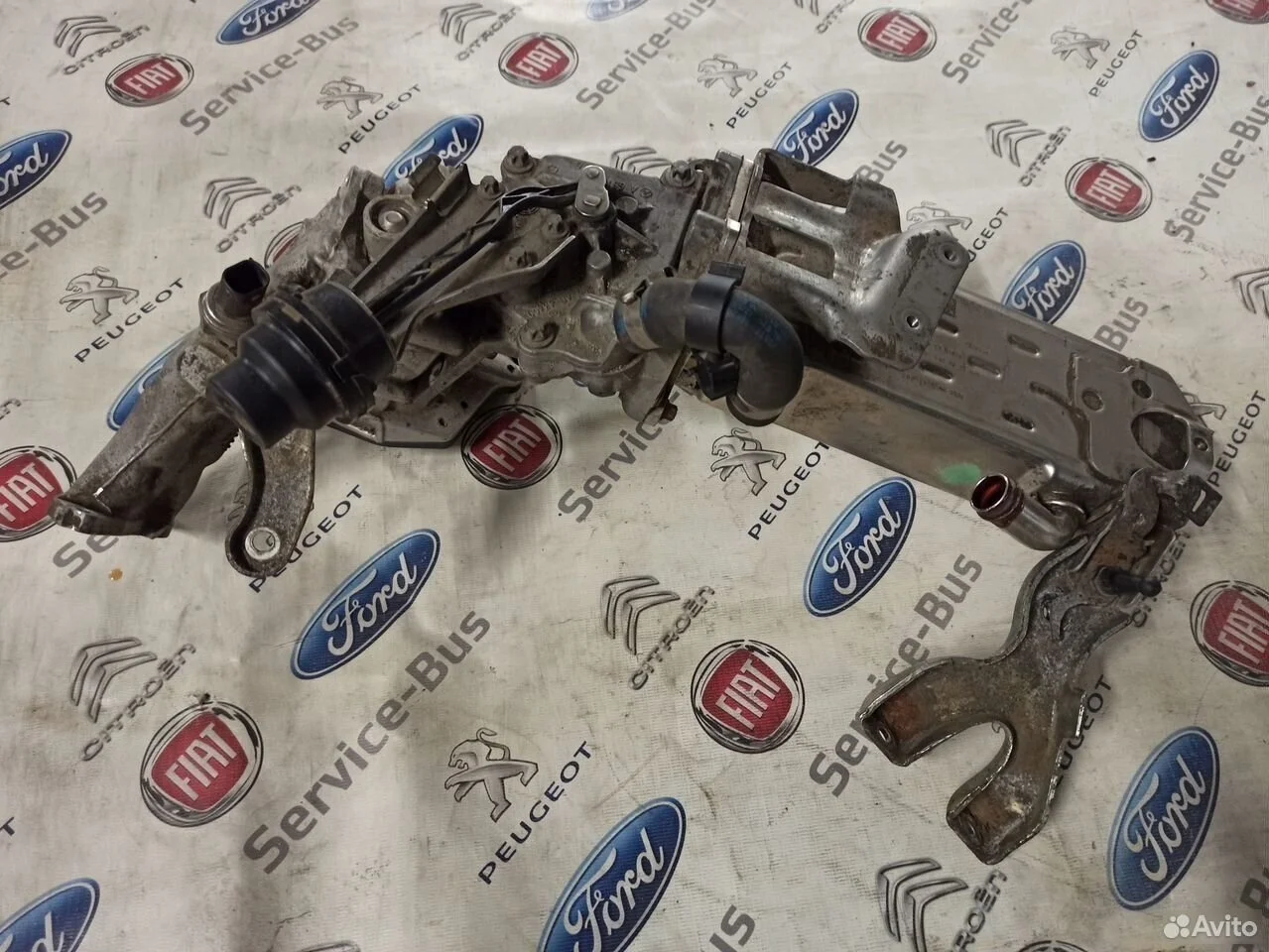 Охладитель,теплообменник egr om651 mercedes 906-й