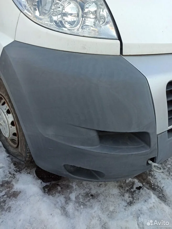 Клык переднего бампера peugeot boxer 2006-2014г.в