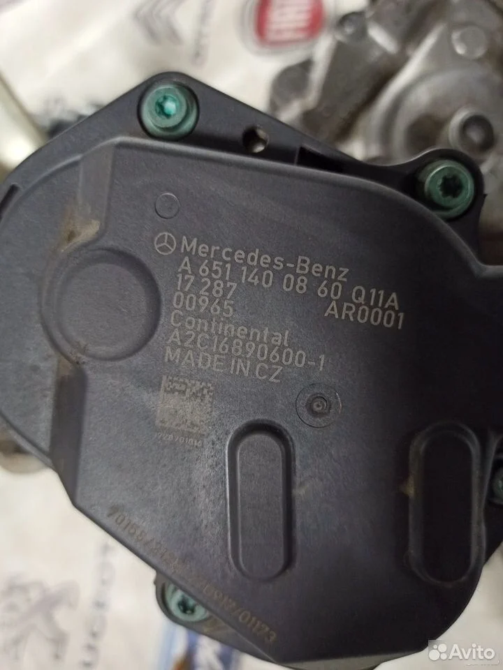 Клапан egr om651 mercedes 906-й.2011г.в