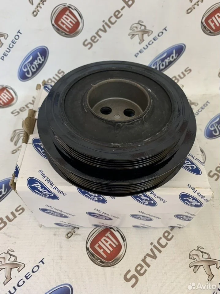 Шкив коленвала демпферный форд транзит