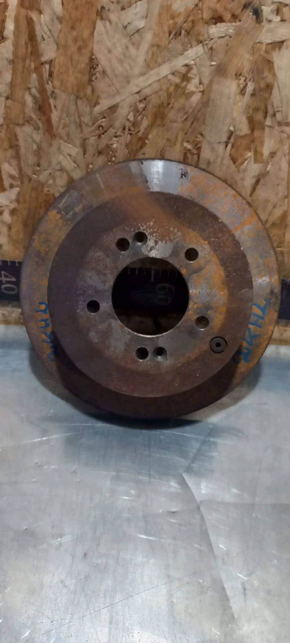 Диск тормозной задний Kia Sportage II рестайлинг (2008—2010) 2009 1K - BLACK PEARL