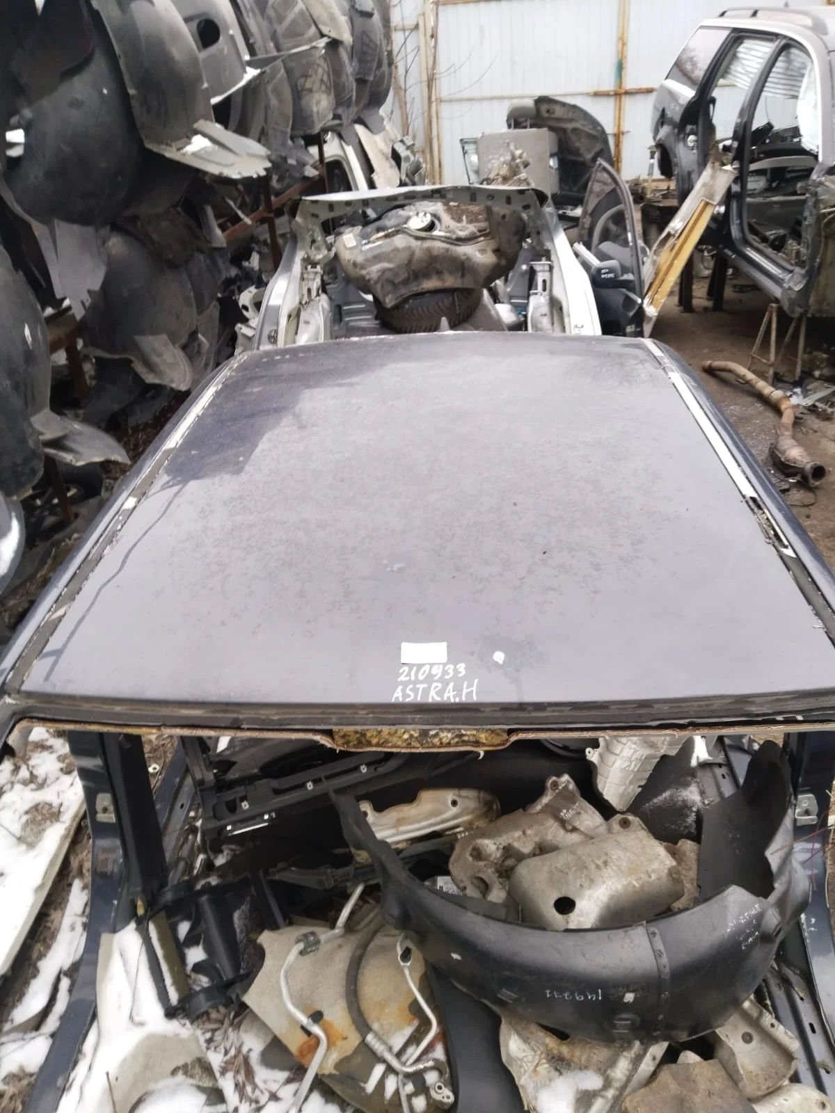 Крыша OPEL ASTRA H 2004- седан серая б/у ASTRA H(2004-2014)