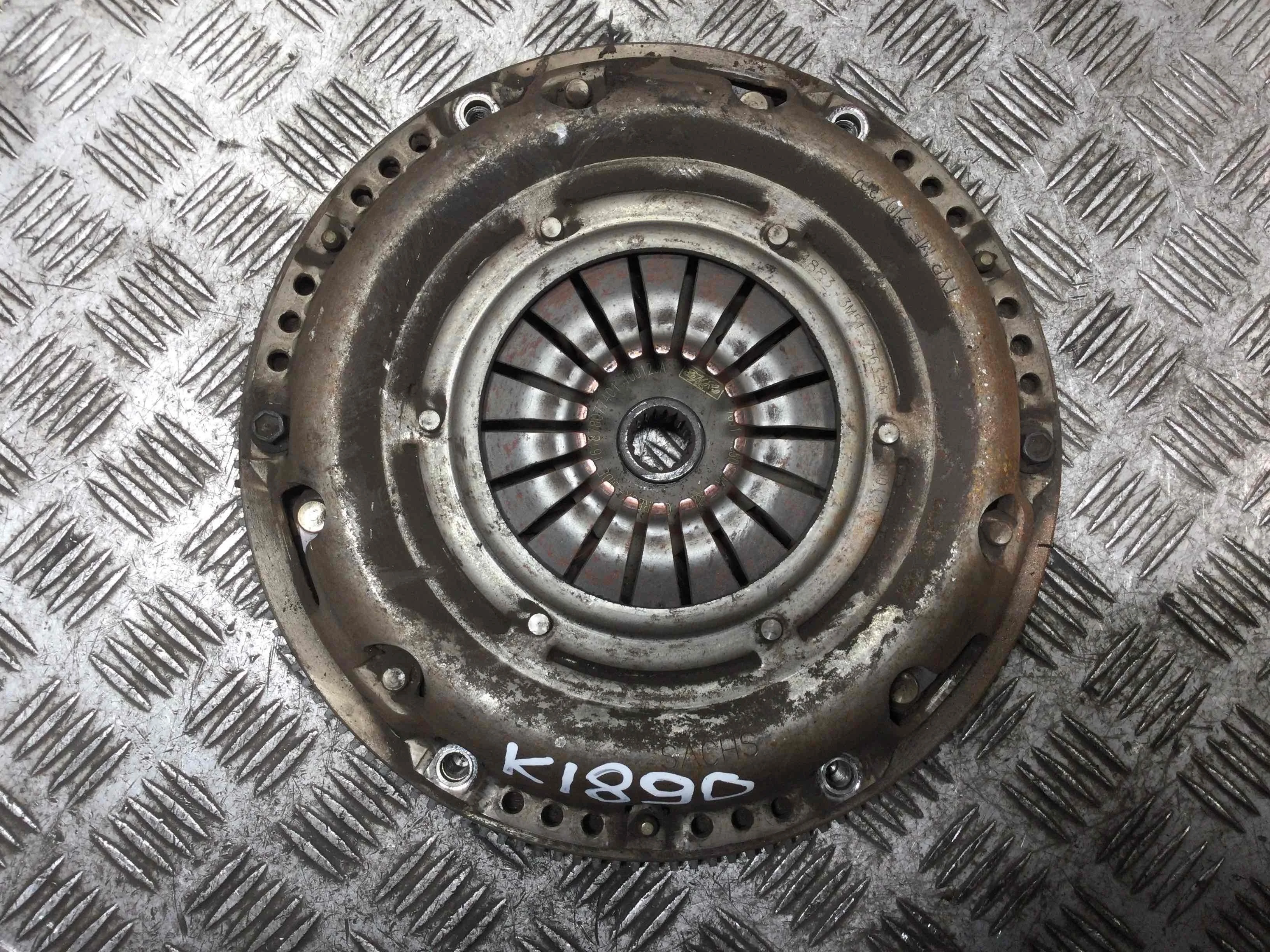 Маховик Ford Focus 2 поколение [рестайлинг] (2008-2011) бензин 1.6 i Механика Х/б