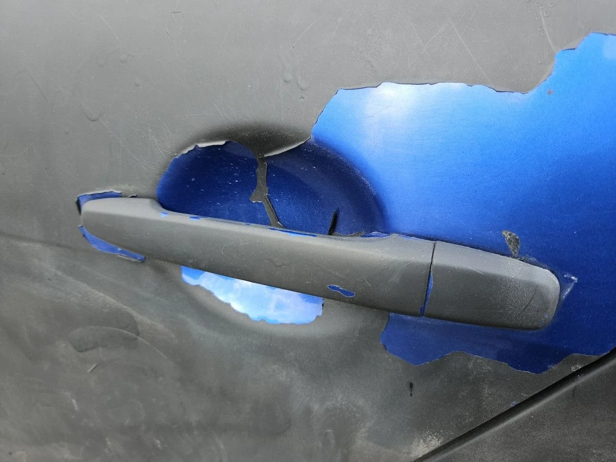 Ручка двери задней левой на Lancer 10