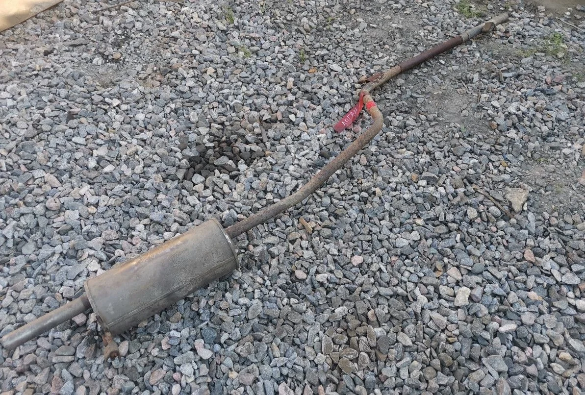 Глушитель Renault Logan (резонатор отсутствует)