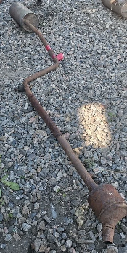 Глушитель Renault Logan (резонатор отсутствует)