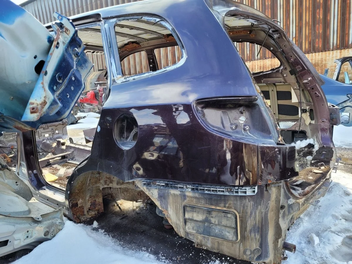 Крыло заднее левое на Hyundai Santa Fe 2