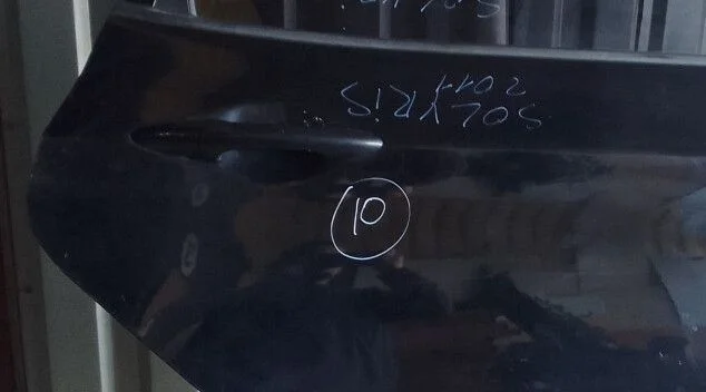 Ручка двери задняя правая Hyundai Solaris 1