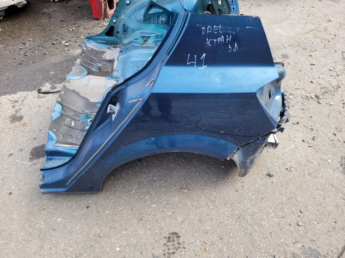 Крыло заднее левое на Opel Astra H