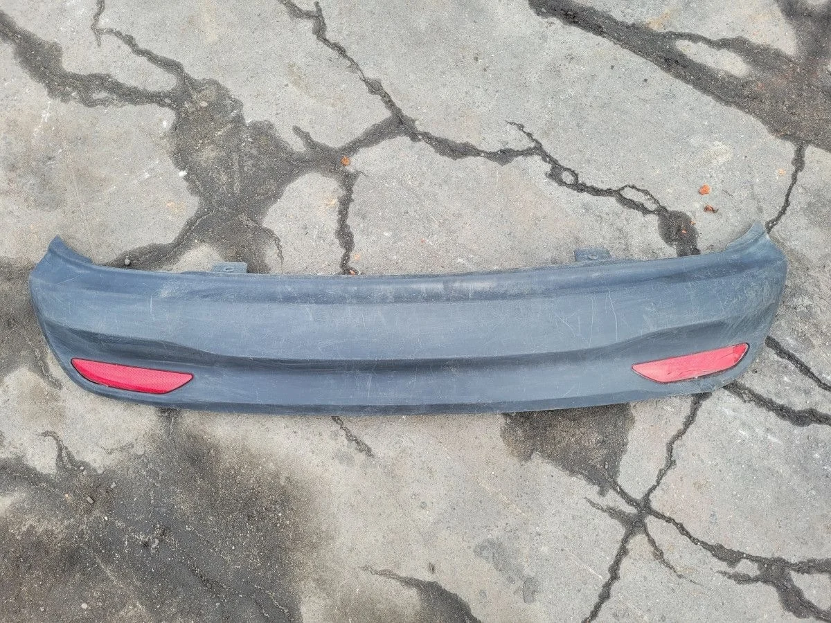 Юбка заднего бампера на Kia Rio 3 QB