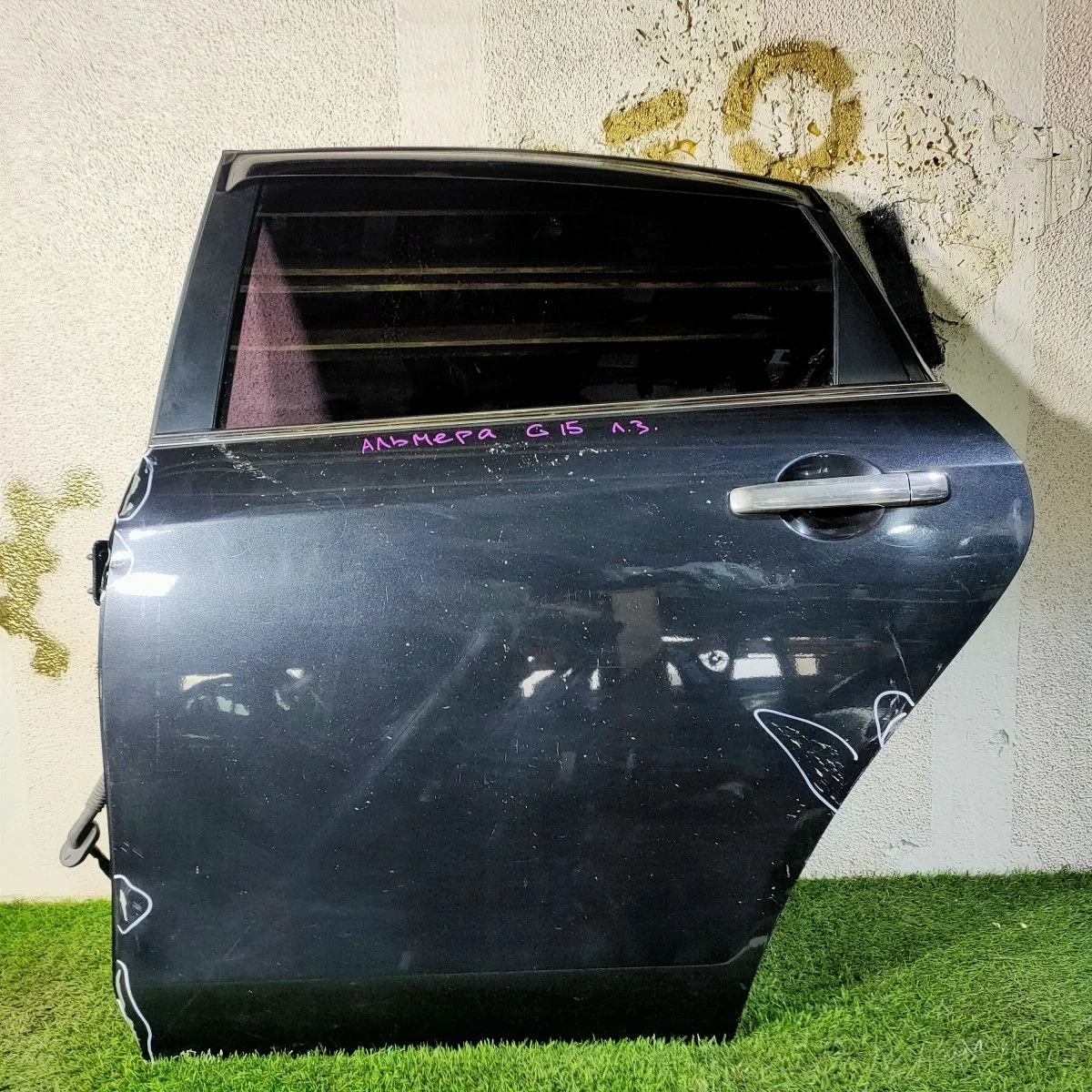 Дверь задняя левая для Nissan Almera (G15) III