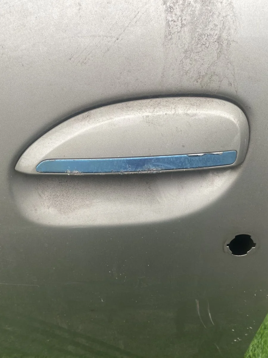 Ручка двери передней наружная левая Renault Logan