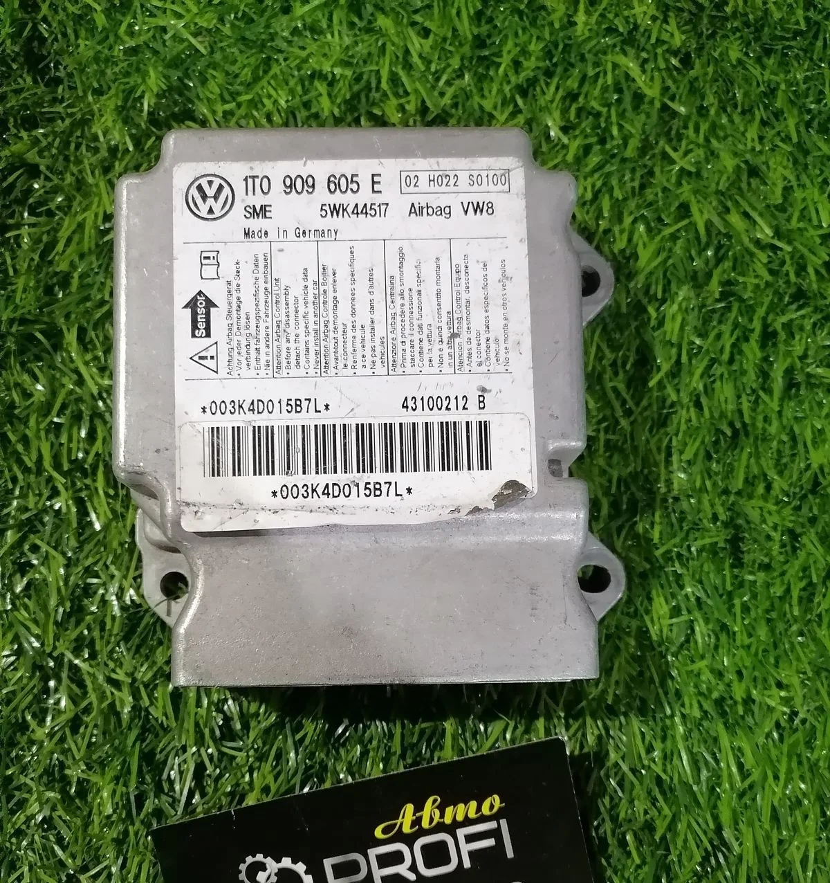 Блок управления AIR BAG VW Touran 1t0909605e
