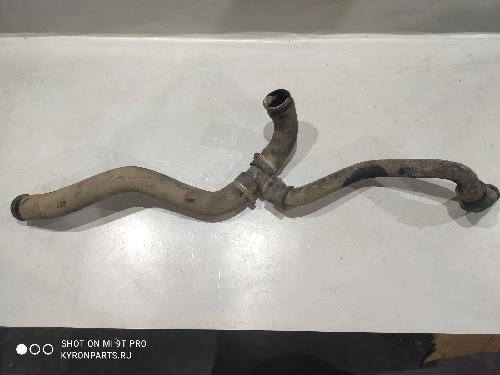 Патрубок радиатора (с тройником) SsangYong Kyron 2012 D130