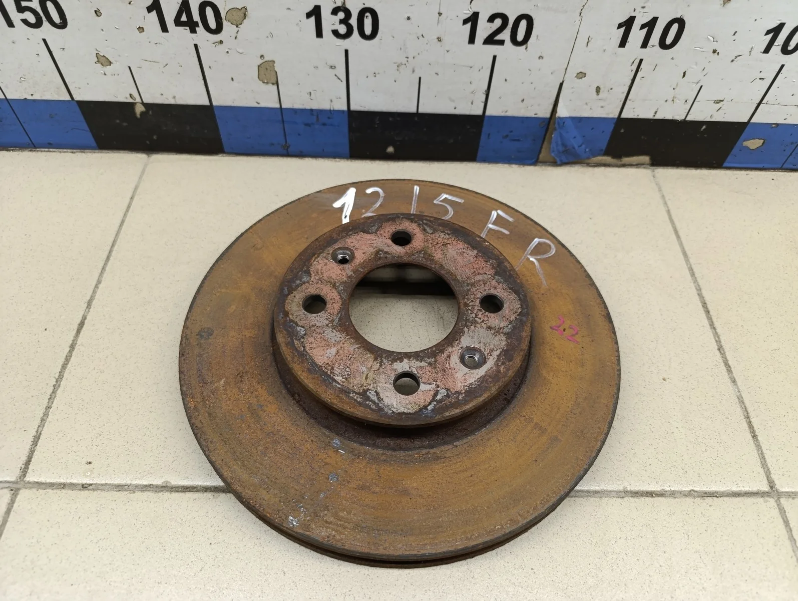 Диск тормозной передний вентилируемый Solaris 2010-2017