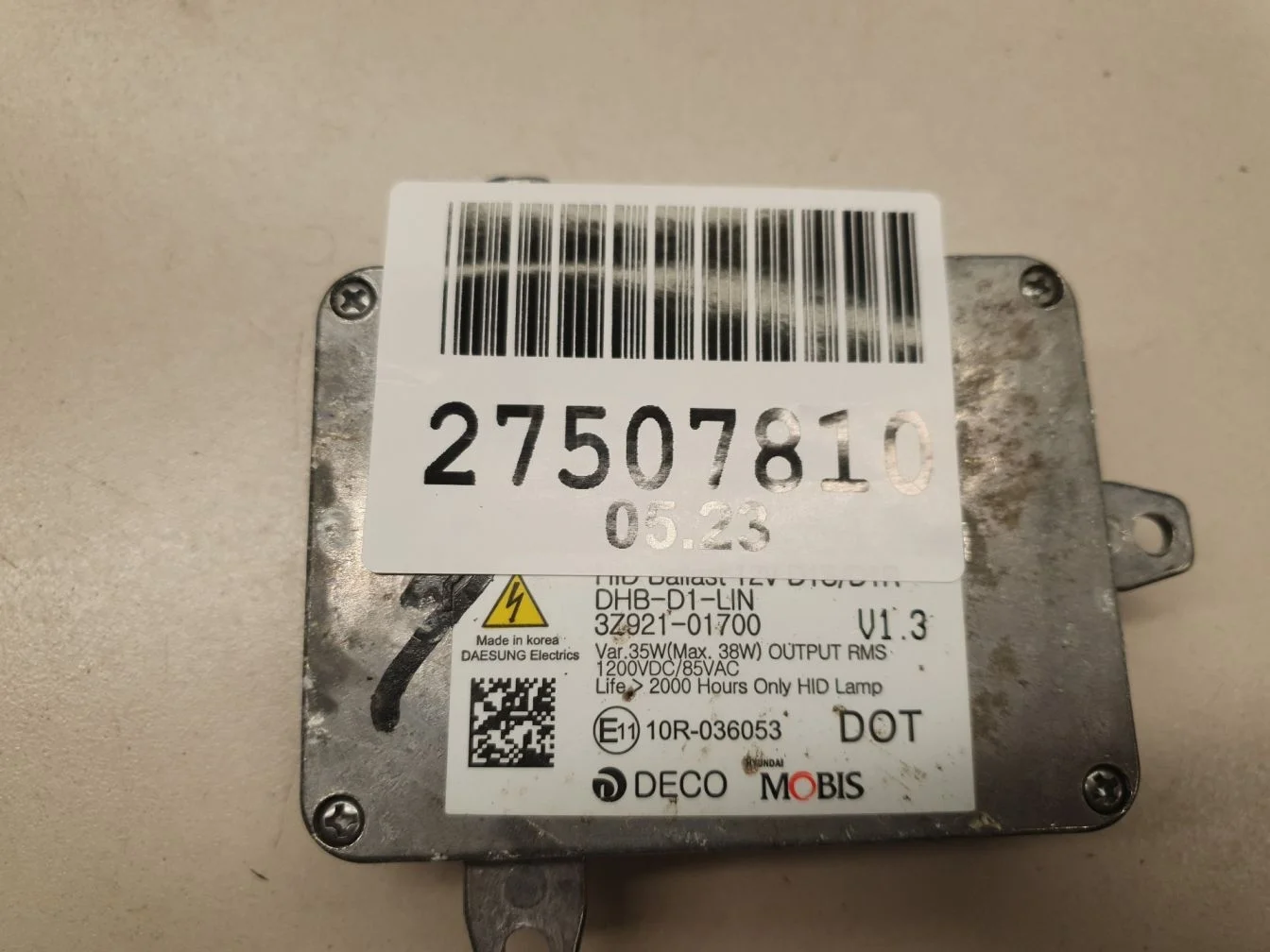 Блок ксеноновой лампы для Hyundai i40 2011-2019