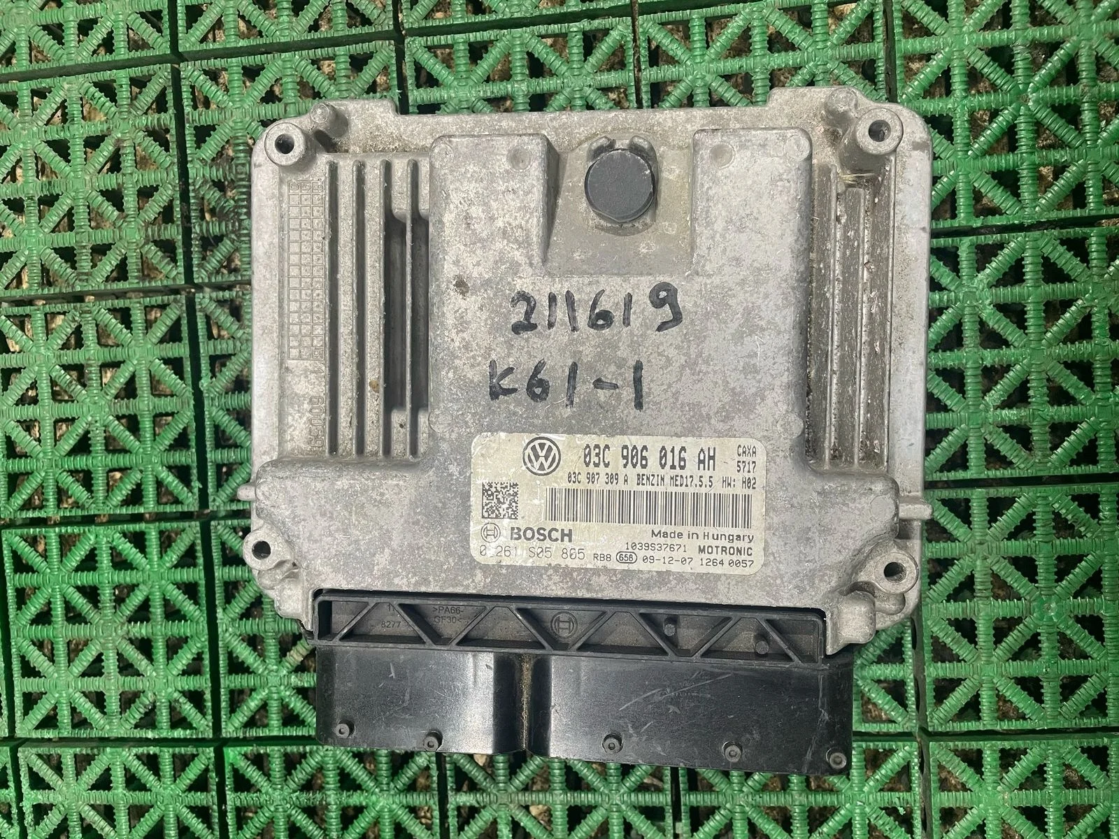 Блок управления двигателя ДВС ЭБУ VOLKSWAGEN GOLF PLUS 1,4 TSI CAXA 2005- б/у GOLF 5+(2005-2014)