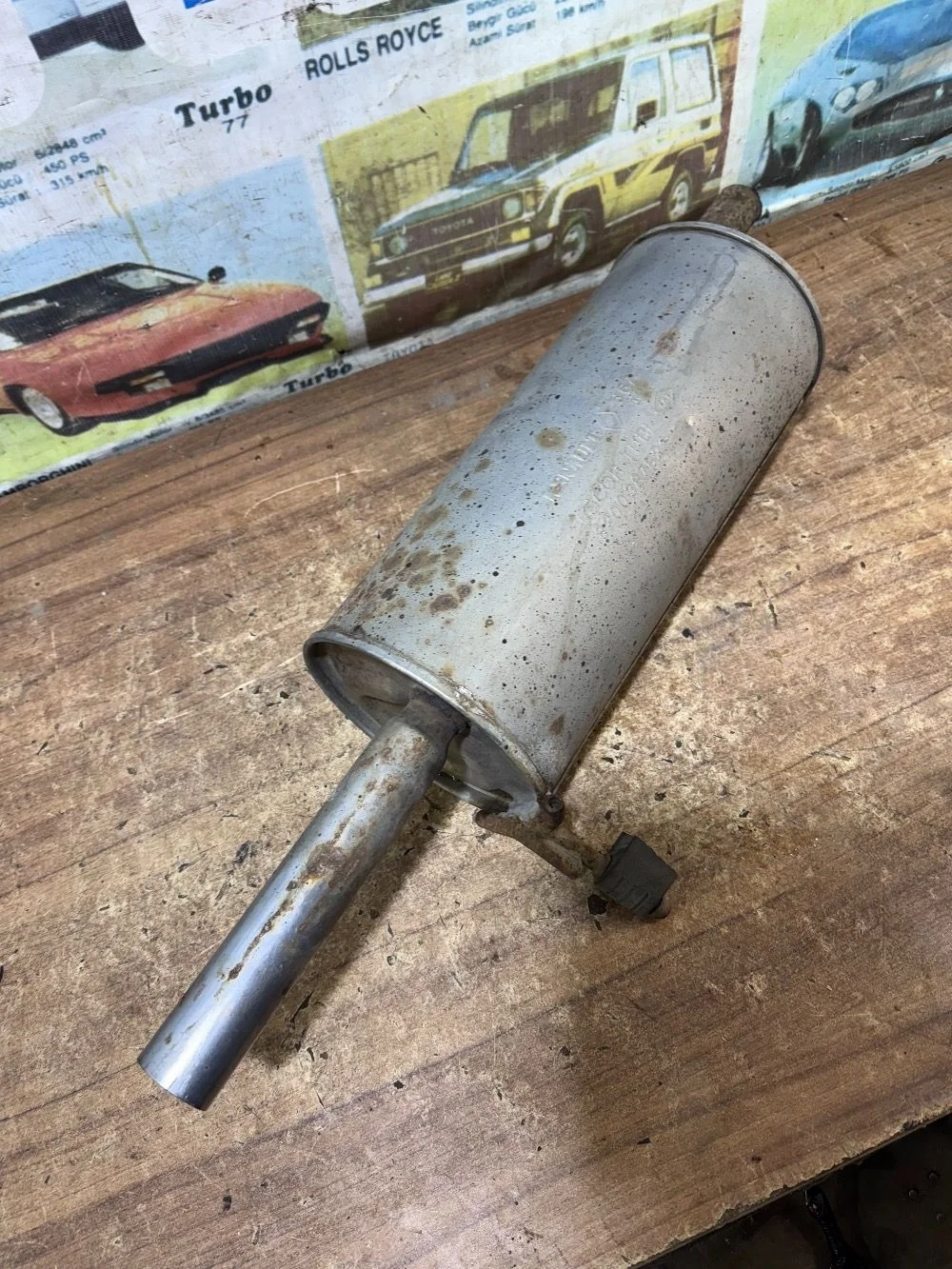 Глушитель оригинал Рено Логан 1