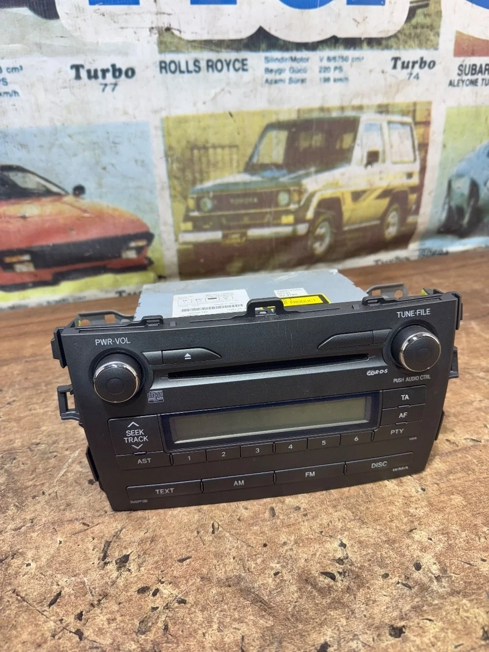 Магнитола штатная Тойота Королла E150