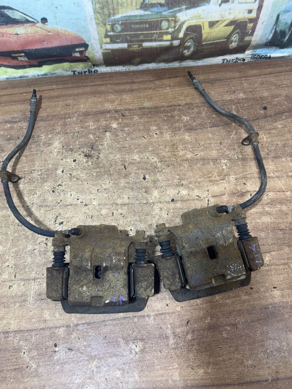 Суппорт задний сток Субару Импреза GE GV