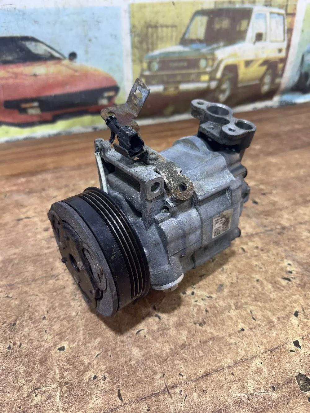 Компрессор кондиционера EJ255 Субару Импреза GV GE