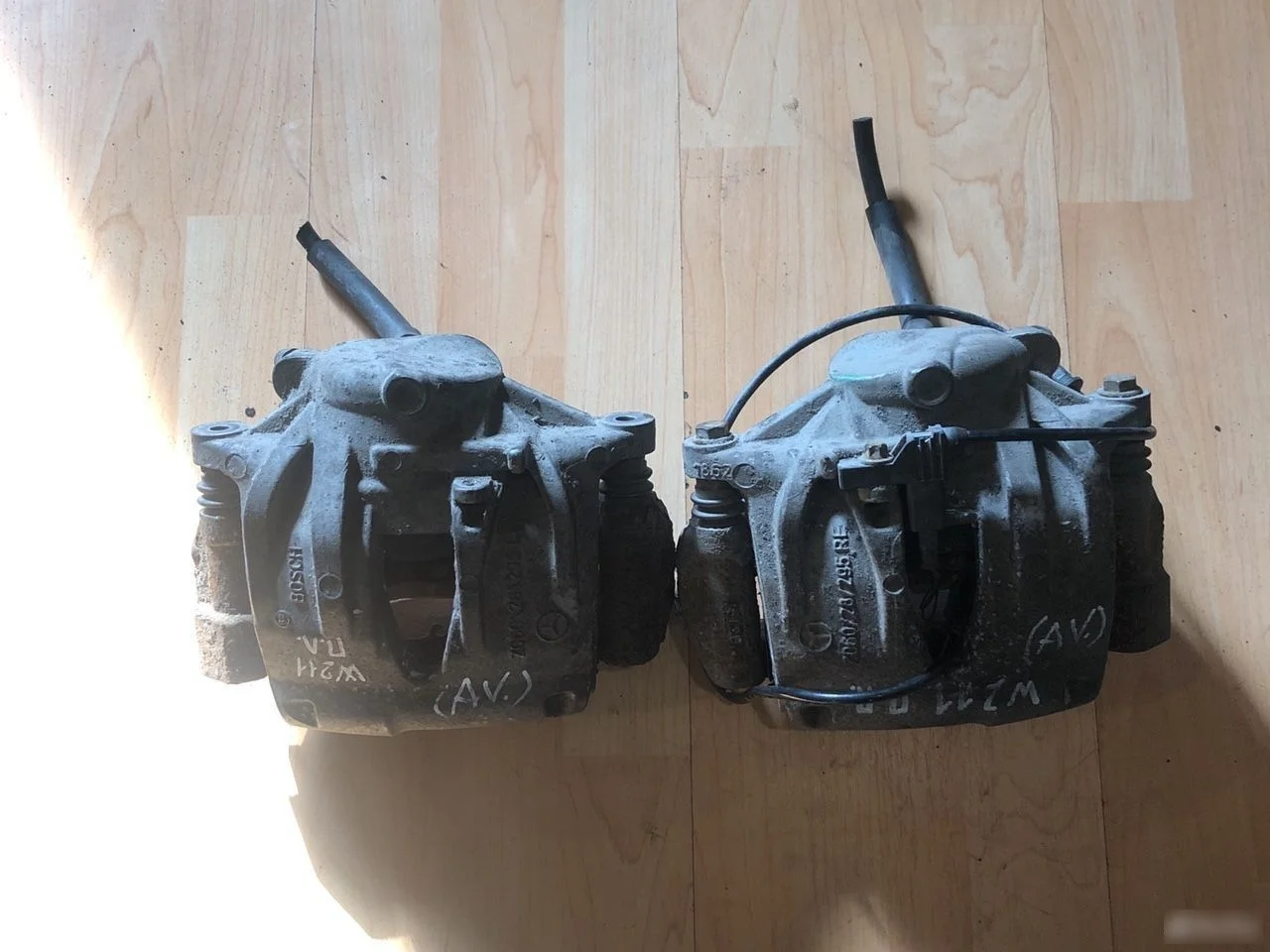 Суппорт тормозной передний Mercedes-Benz E-класс W211/S211 рестайлинг (2006—2009)