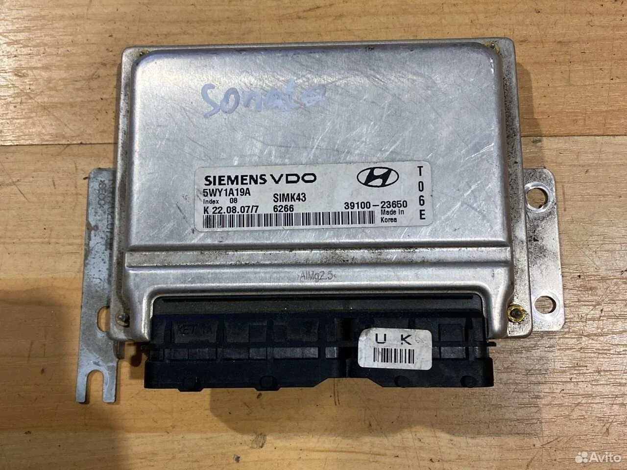 Блок управления двигателем Hyundai Sonata IV рестайлинг (2001—2012)