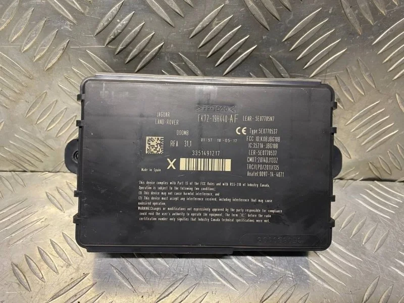 Блок управления бесключевым доступом Land Rover Discovery Sport I (2014-Н.в) 2017 FK7219H440AF ВНЕДОРОЖНИК 2.0 D 204DTD