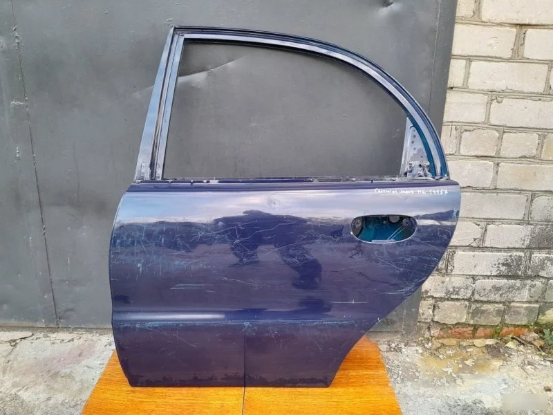 Дверь Chevrolet Lanos 2007 96303928 T100, задняя левая