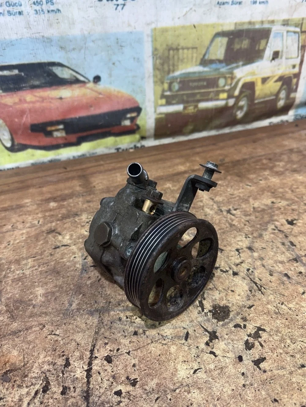 Насос Гур EJ20 Субару Легаси BL