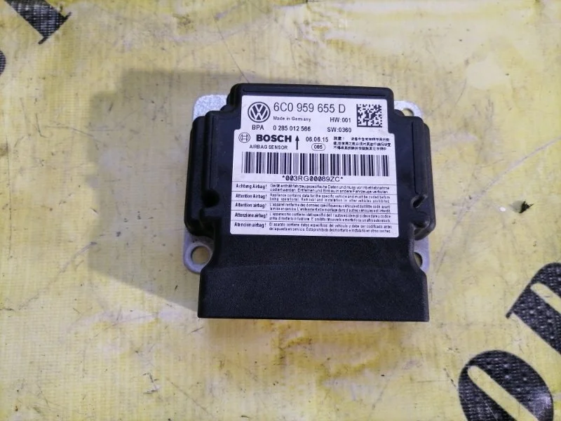 Блок управления AIR BAG SRS Skoda Rapid 2013-2020 2015 6C0959655D 1.6 CWVB 90Л/С