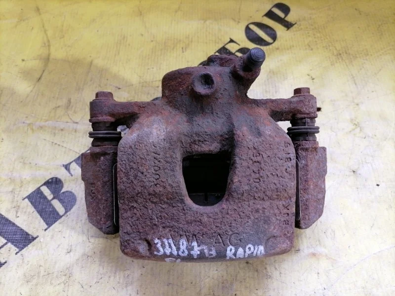 Суппорт передний левый Skoda Rapid 2013-2020 2015 6RF615123 1.6 CWVB 90Л/С