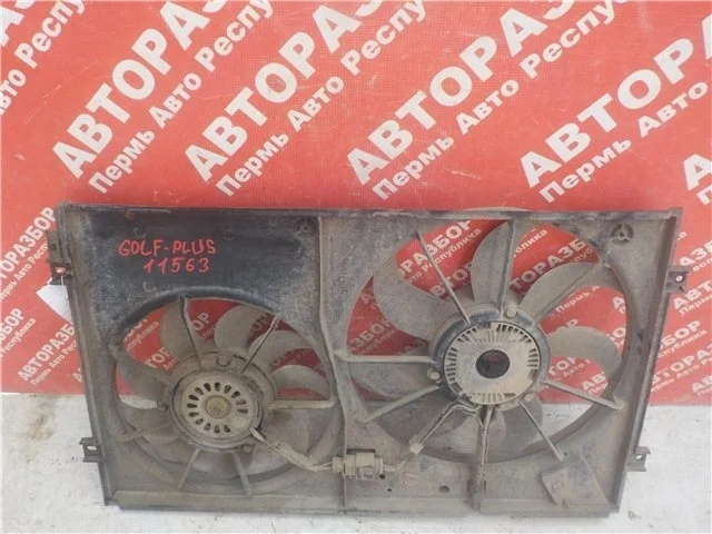 Вентилятор охлаждения радиатора Volkswagen Golf Plus 2005-2014 1K0121207T CAXA
