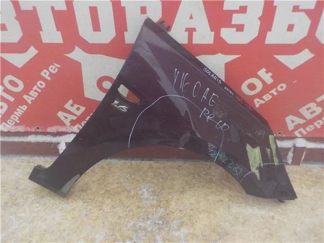 Крыло Hyundai Solaris 2010-2017 663214L000, переднее правое