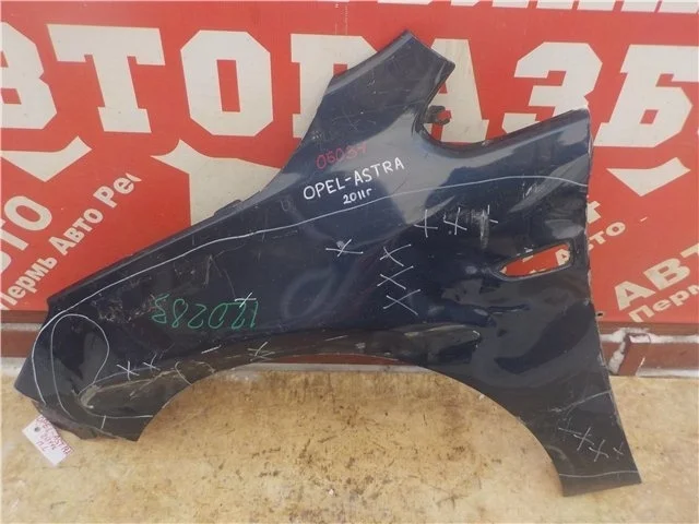Крыло Opel Astra J 2010 13302207, переднее левое