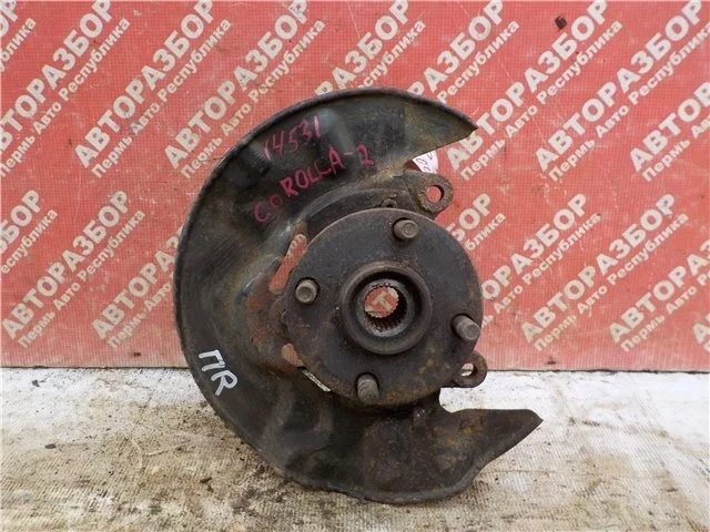 Кулак поворотный Toyota Corolla 2003 4321102090 CDE 120 3ZZFE, передний правый