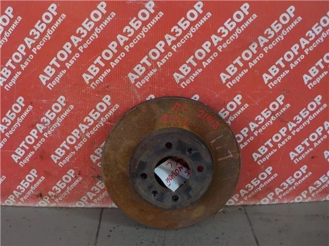 Диск тормозной KIA Rio 3 2014 517120U000 S4 G4FADW773987, передний левый