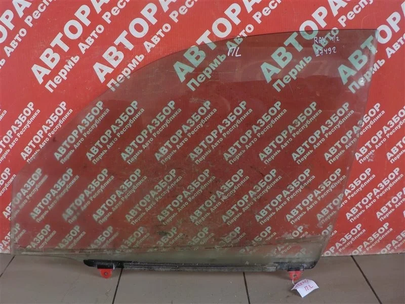 Стекло двери Toyota Rav 4 2001 6810242090 XA20 1CD FTV, переднее левое