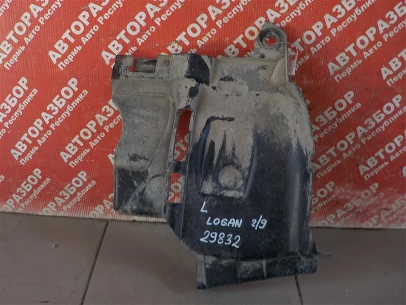 Пыльник двигателя Renault Logan 2018 638309356R L8MV K7M812, левый