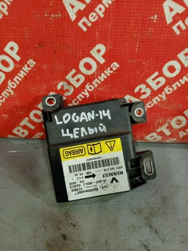 Блок подушки безопасности Renault Logan 2013 8201163278 K4M