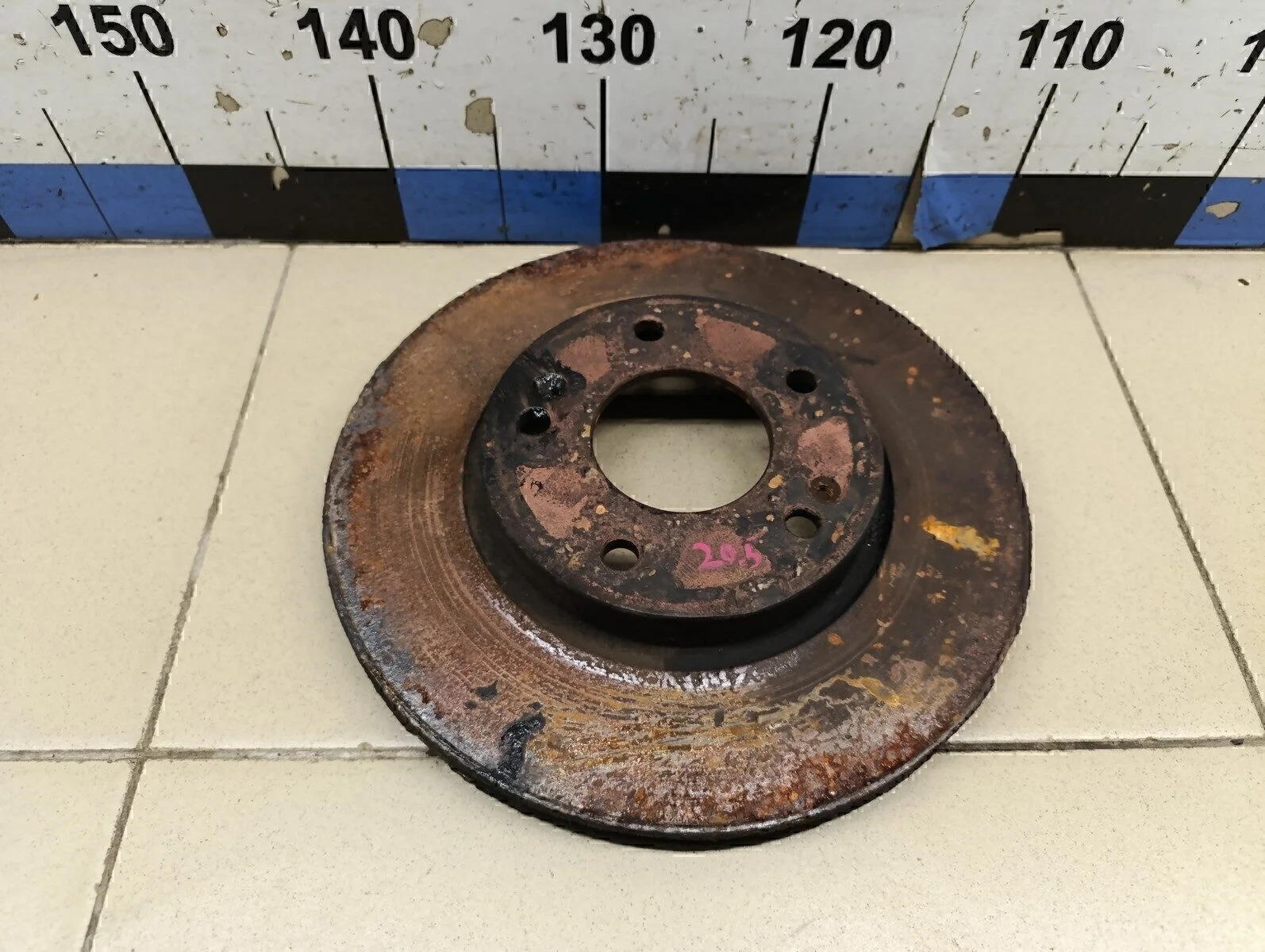 Диск тормозной передний вентилируемый Ceed 2012>